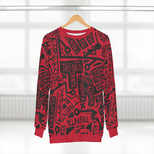 Load image into Gallery viewer, TRENTA Print Crewneck Sweatshirt - Crimson Queen
