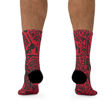 Load image into Gallery viewer, TRENTA Print Socks - Crimson Queen
