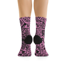 Load image into Gallery viewer, TRENTA Print Socks - Blush N&#39; Bashful
