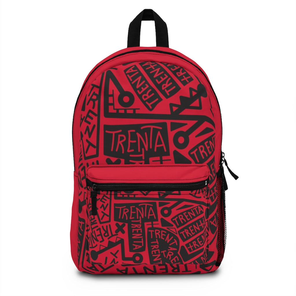 TRENTA Print Backpack - Crimson Queen