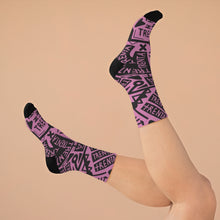 Load image into Gallery viewer, TRENTA Print Socks - Blush N&#39; Bashful
