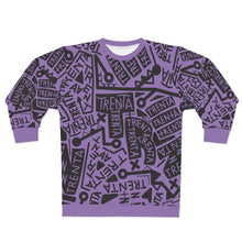 Load image into Gallery viewer, TRENTA Print Crewneck Sweatshirt - Mauve (Get Out The Way)

