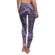 Load image into Gallery viewer, TRENTA Print Casual Leggings - Mauve (Get Out The Way)
