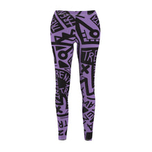 Load image into Gallery viewer, TRENTA Print Casual Leggings - Mauve (Get Out The Way)
