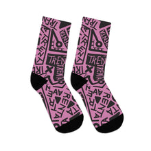 Load image into Gallery viewer, TRENTA Print Socks - Blush N&#39; Bashful
