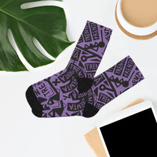 Load image into Gallery viewer, TRENTA Print Socks - Mauve (Get Out The Way)
