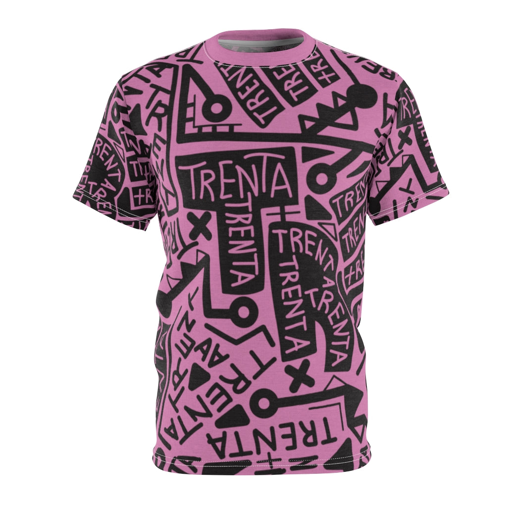 TRENTA Print Tee - Blush N' Bashful