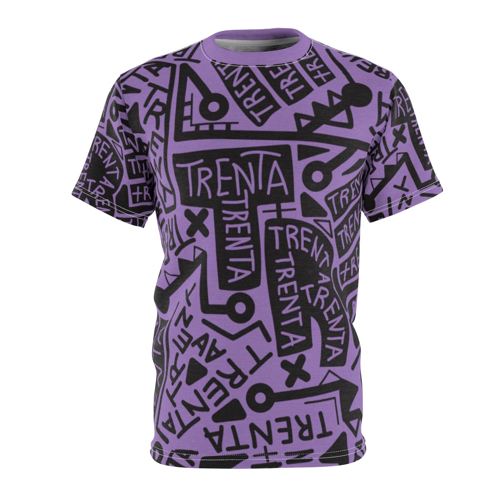 TRENTA Print Tee - Mauve (Get Out The Way)