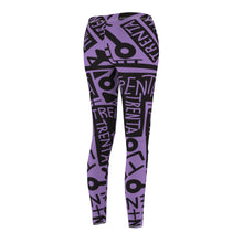 Load image into Gallery viewer, TRENTA Print Casual Leggings - Mauve (Get Out The Way)
