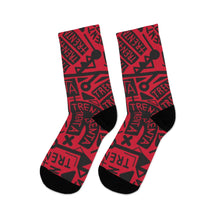 Load image into Gallery viewer, TRENTA Print Socks - Crimson Queen
