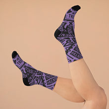 Load image into Gallery viewer, TRENTA Print Socks - Mauve (Get Out The Way)
